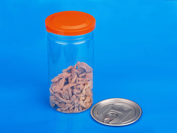 Reusable Plastic Airtight Storage Jars PET Material For Food Storage