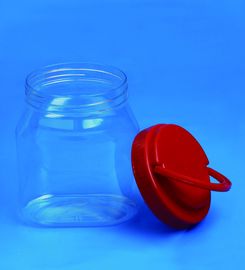 610Ml Plastic Airtight Storage Jars Screw On Type Cover Food Grade Material