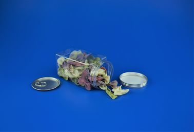 Food Grade Plastic Airtight Storage Jars Transparent Color For Travel