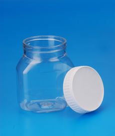 Eco Friendly Plastic Food Jars , Food Storage PET Small Screw Top Jars
